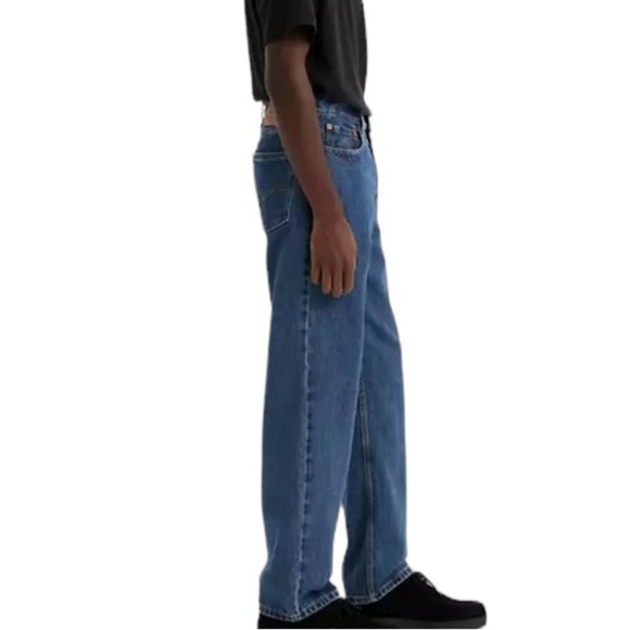 Levi’s 505 Regular Leg Straight Fit Jeans in Light Blue Size 36/30 - Picture 4 of 10